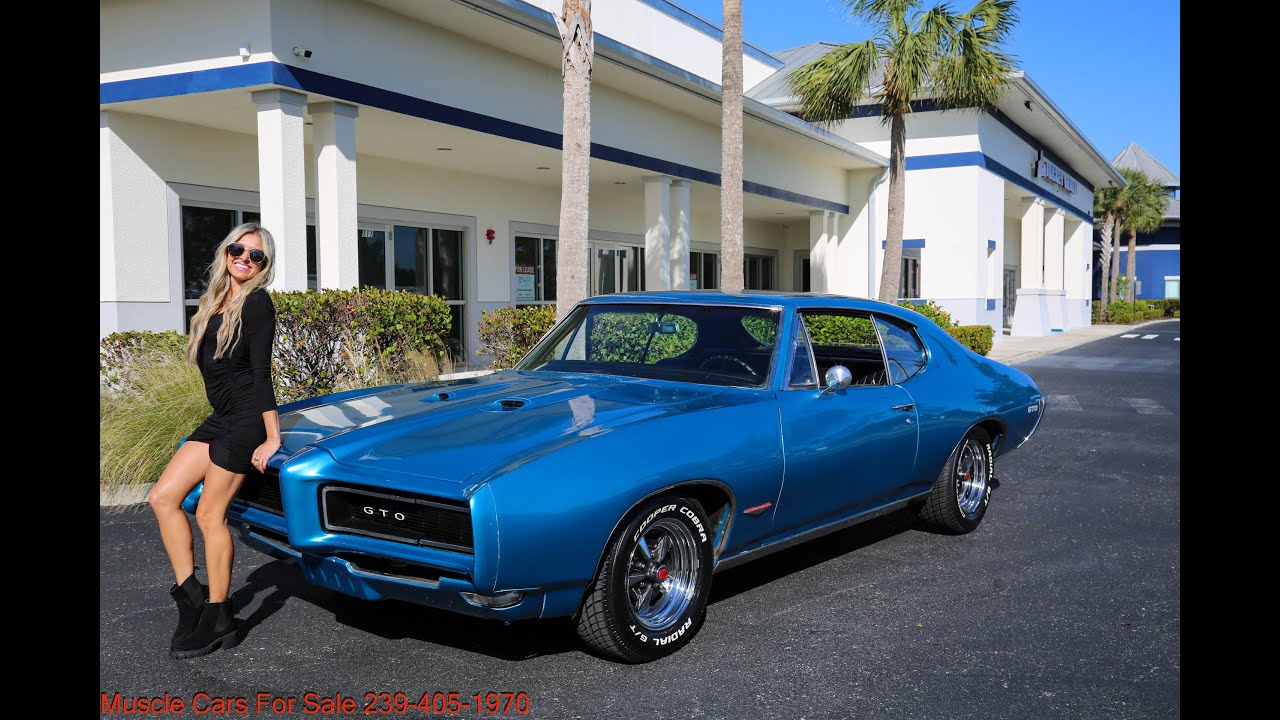 1968 GTO 43000.00 Beautiful Condition Southern Car 36k Miles www.musclecarking.com 239-405-1970