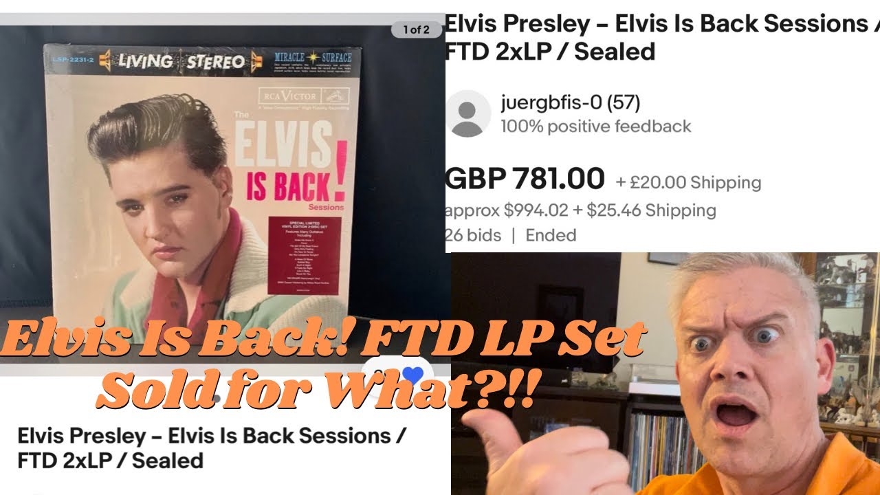 Elvis Is Back! FTD LP Set Sold for a Colossal Amount! Amazing!