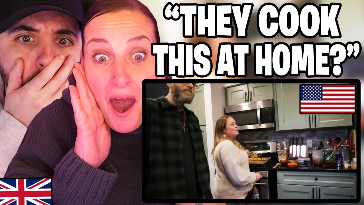 British Mum Reacts to Brits trying American Home Cooked Comfort Food!