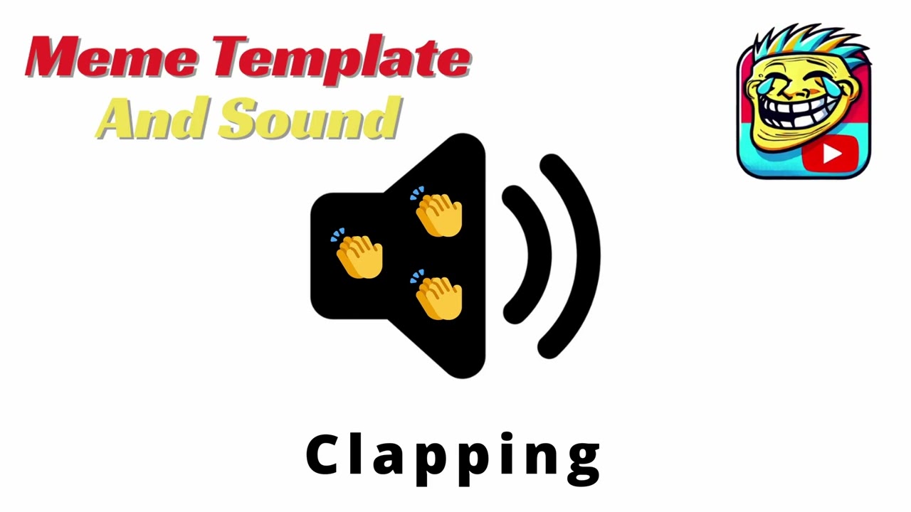 Clapping Meme Sound Effect 🔊 (FREE No Copyright)
