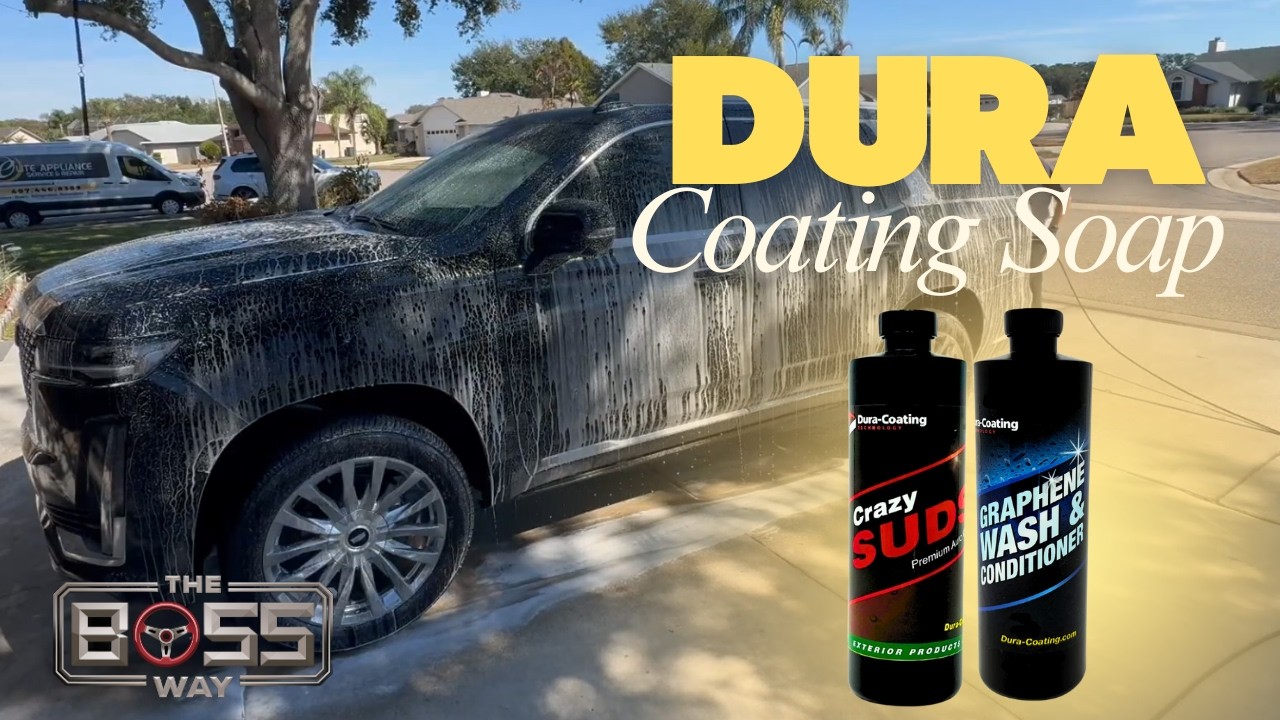 Graphene Car Wash Soap Test | Dura Coating Crazy Suds on Cadillac Escalade