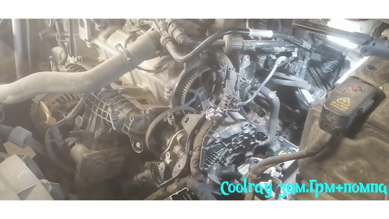 Geely Coolray 1.5т зам. Грм и помпы#geely #coolray#грм 