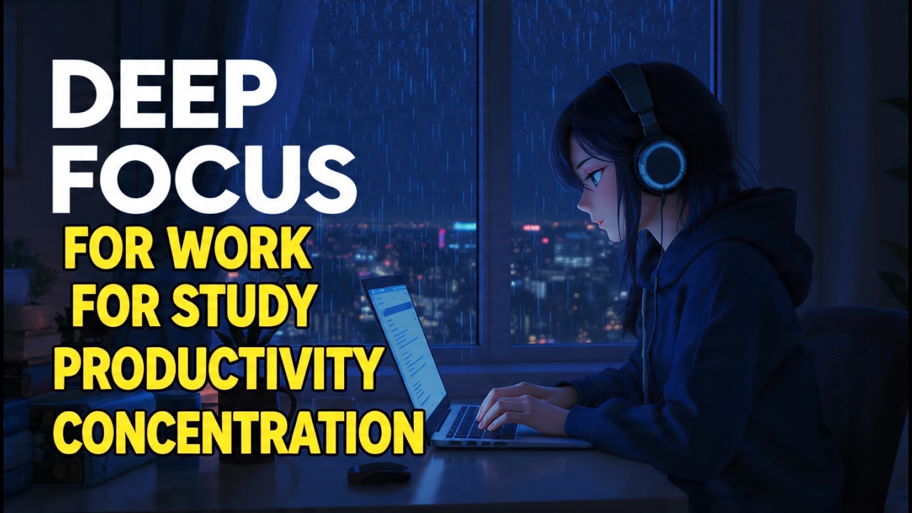 🔴 LIVE Work Music for Concentration | Relaxing Ambient Background for Productivity