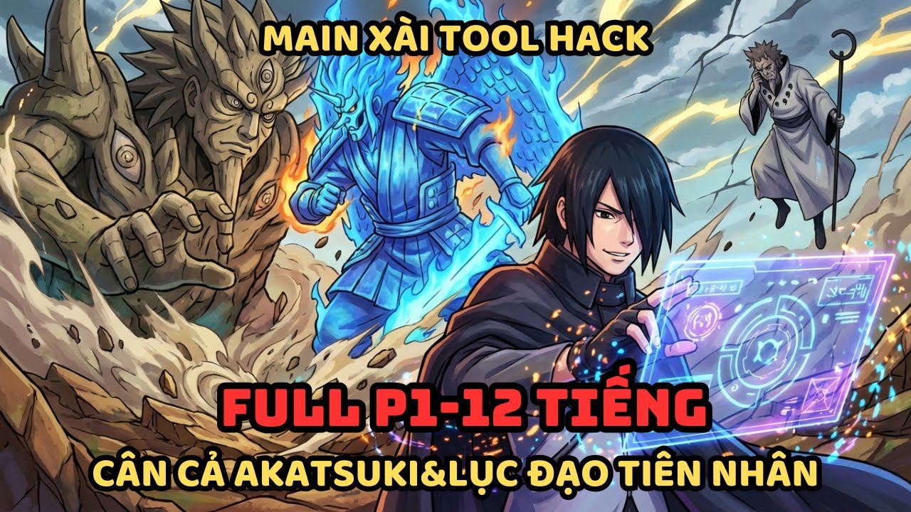 🔥TRỌN BỘ P1 🔥Naruto Fanfic: Main Xài Tool Hack Cân Cả Akatsuki & Lục Đạo Tiên Nhân