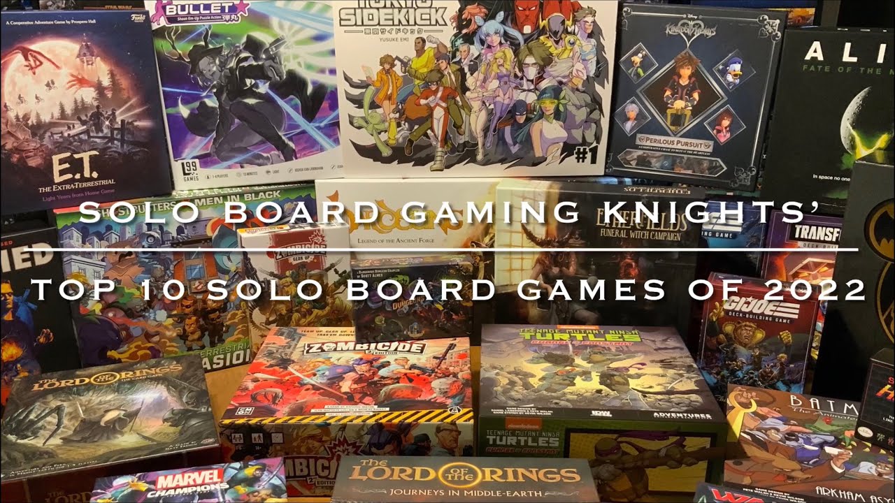 Top 10 Solo Board Games of 2022 - Best Solo Board Games of 2022 - SBGK