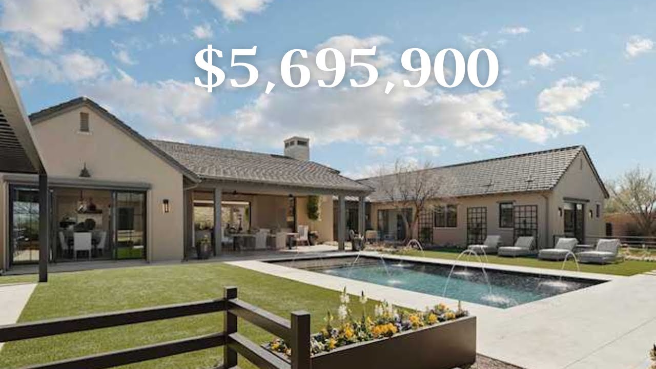 *ULTRA LUXURY* URBAN FARMHOUSE MILLION DOLLAR HOMES  FOR SALE IN SCOTTSDALE, ARIZONA | $5,695,900