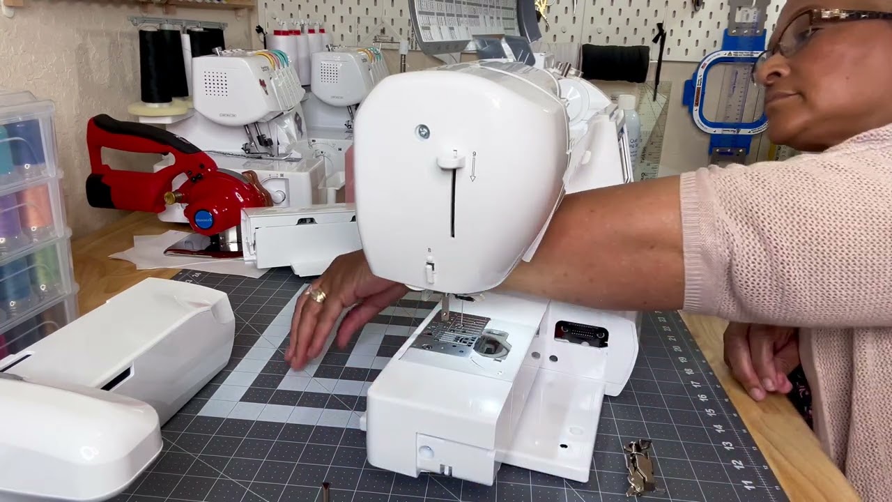How to Install the Embroidery Foot on the Brother SE 2000 Sewing and Embroidery Machine