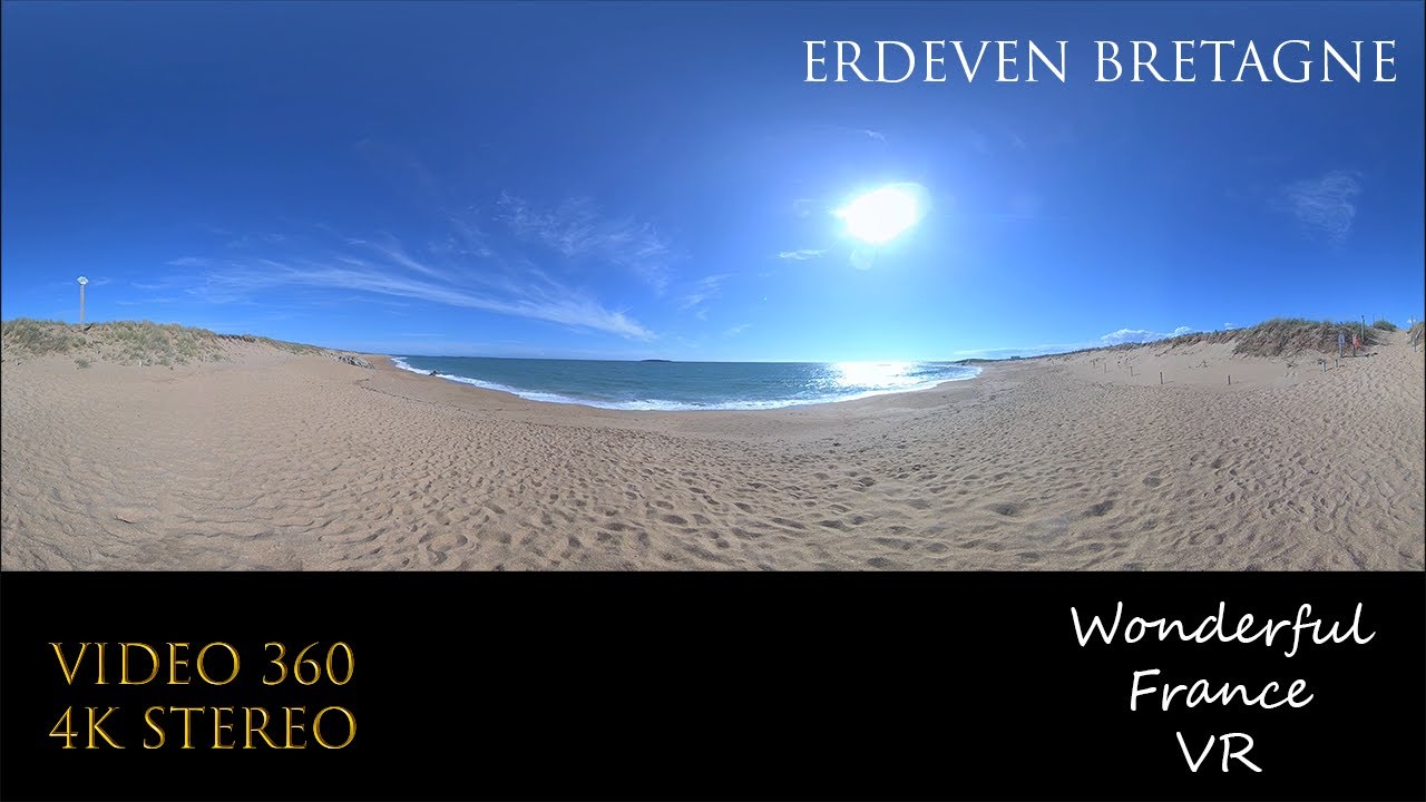 Wonderful France VR Bretagne Erdeven 4K stéréoscopique