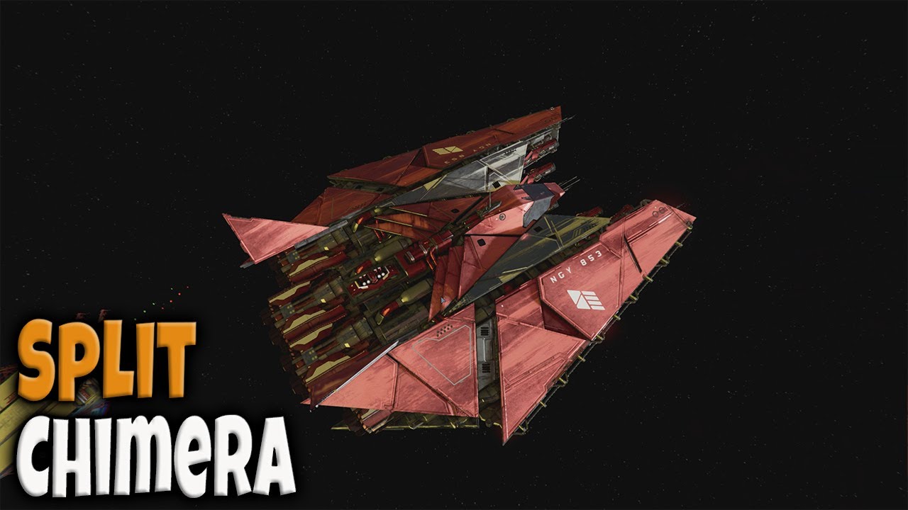 Split Chimera Heavy Fighter | X4: Foundations
