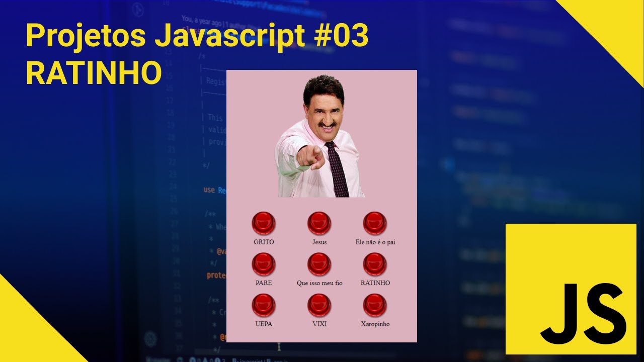 Soundboard do RATINHO - Projetos Javascript #03