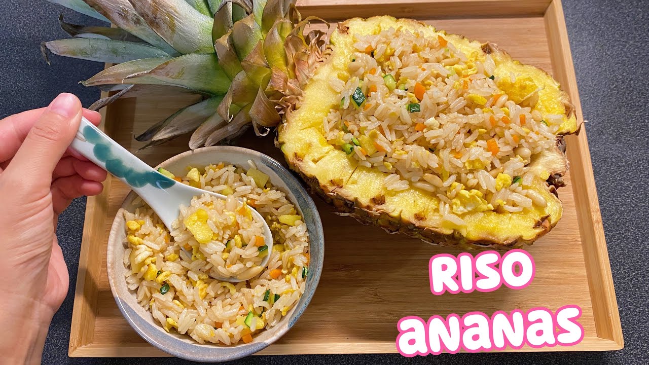 Riso saltato all'ananas! Facilissimo e buonissimo da fare