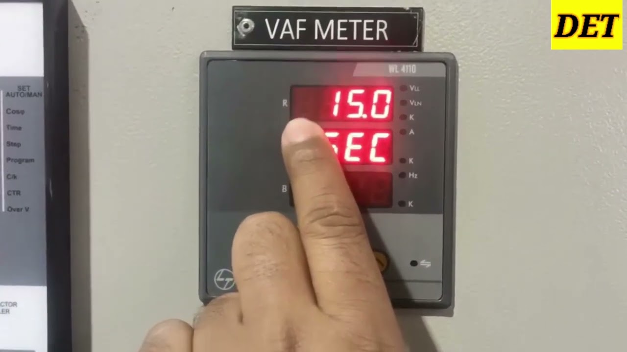 L&T WL4110 VAF +PF meter Programming #kwhmeter #vafmeter #Energymeter #WL4110 #mfm #schneider #vif