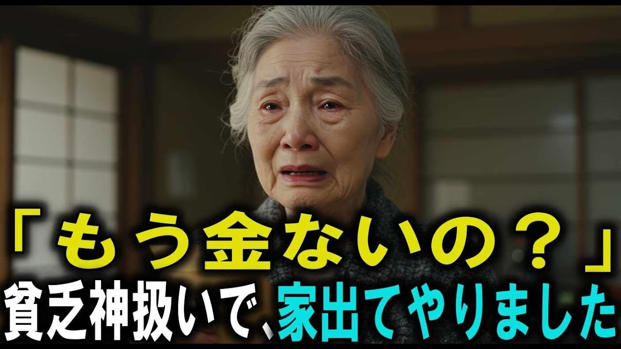 「もう金ないの？」貧乏神扱いする息子夫婦。では、家売りますからね。