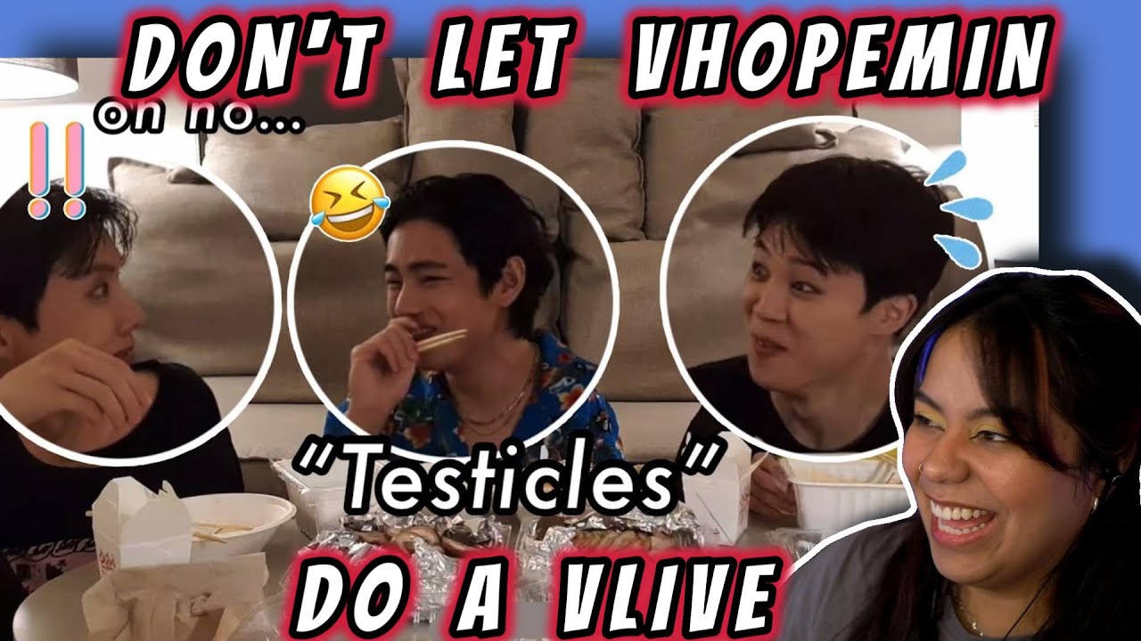don't let vhopemin do a vlive together 😭 REACTION