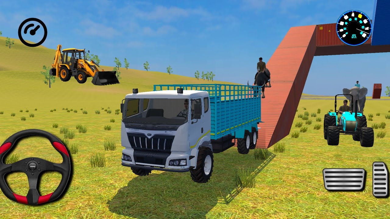 Buffalo load on truck ?? ⚠️ #youtube #gaming #cartoon #simulator #viral #comedy #trending #youtuber 