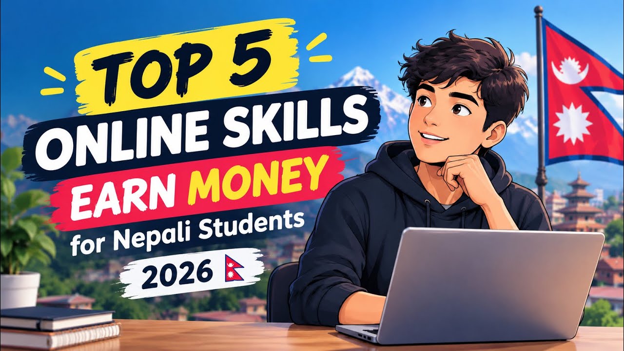 Top 5 High Income Skills to Earn From Home | Freelancing in Nepal For Students | My Experience