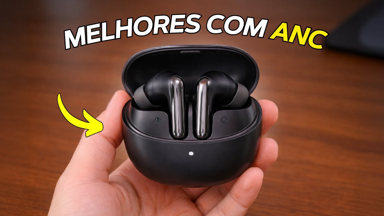 TOP 5 MELHORES FONES BLUETOOTH SEM FIO com CANCELAMENTO DE RUÍDO (ANC) em 2026!