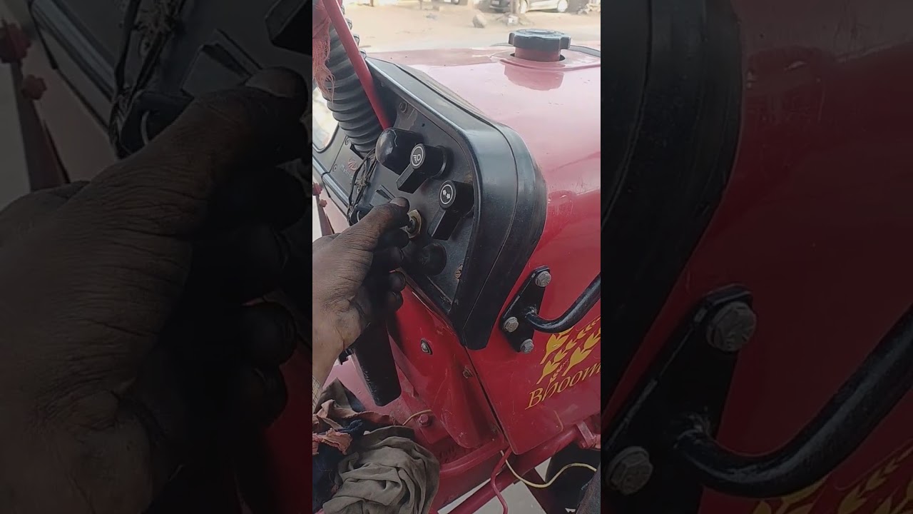 #Mahindra 575 #starting #self problem
