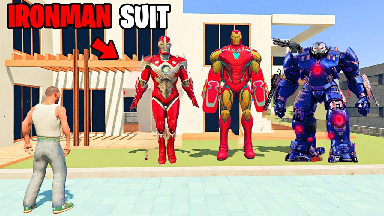 Stealing Every IRONMAN SUIT in INDIAN BIKES DRIVING 3D