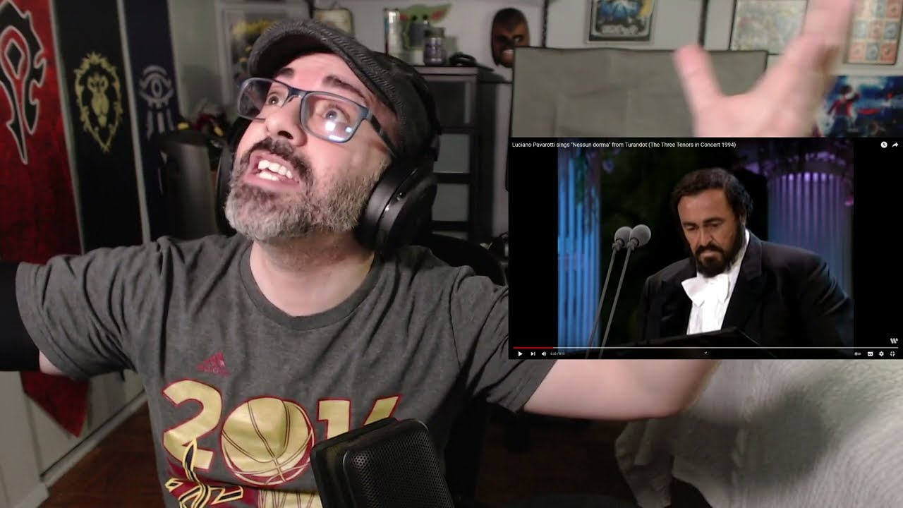 American Reacts to Luciano Pavarotti sings 