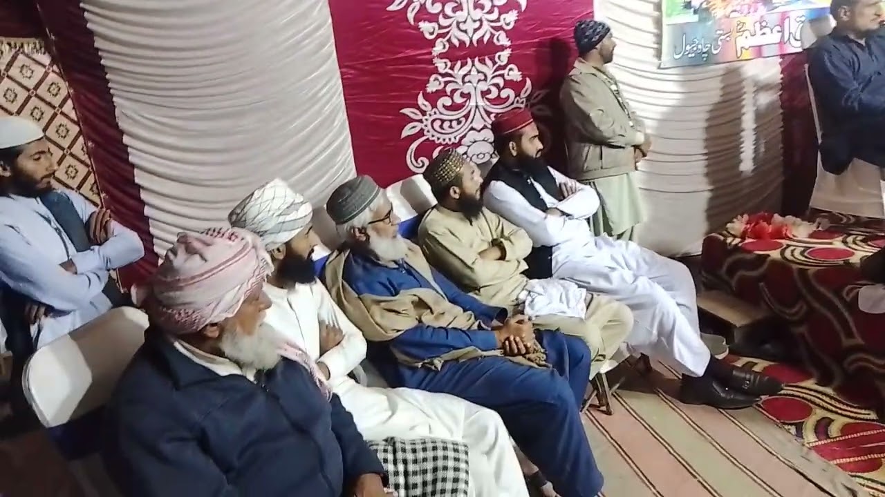 حضرت مولانا حق نواز فاروقی صاحب کا استقبال بستی چار جیول میں