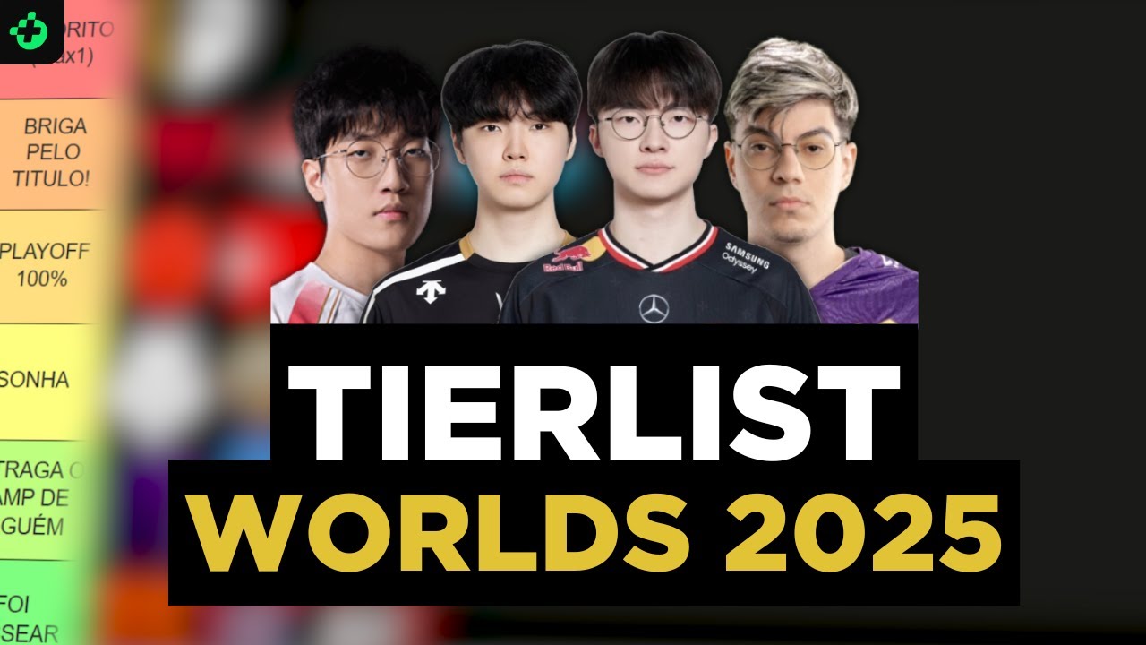 Tierlist Worlds 2025! Quem vence o Mundial de LoL?