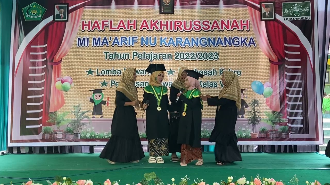 Ambyar! Dalan Liyane di Perpisahan dan Pelepasan MI Ma’arif NU Karangnangka 2023