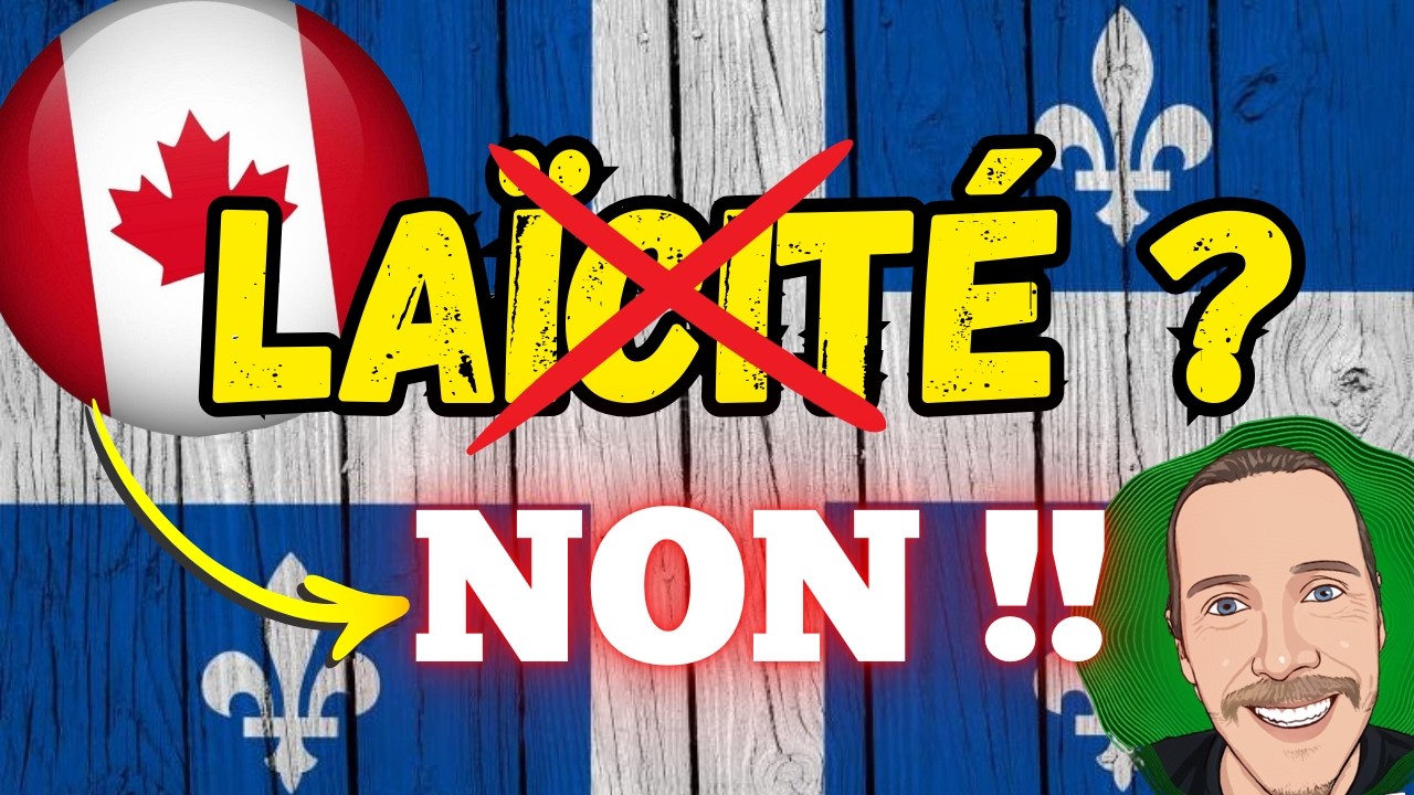 La LAÏCITÉ au QUÉBEC ⚜️ n'est pas LÉGALE !! ❌ Vivre au CANADA 🇨🇦 Constitution 🧾 X-DROITE québécoise