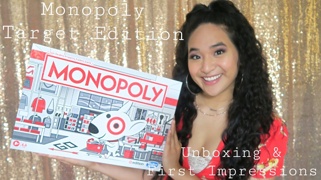 😍 First Impressions & Unboxing The Limited Edition Monopoly: Target Edition 🎯 | Simply Rose Lynne