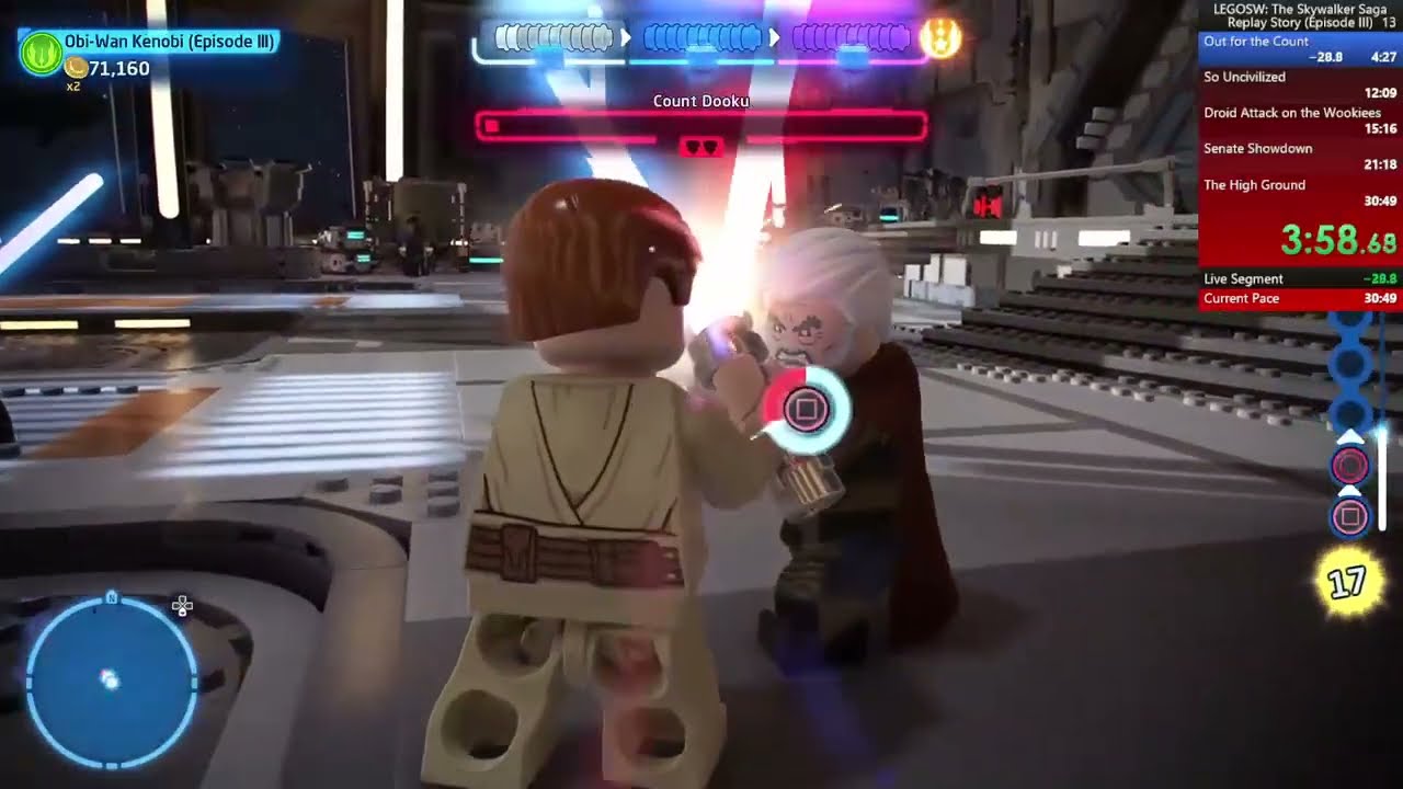 Lego Star Wars: TSS Speedrun (Replay Story, Episode III) (29:34)