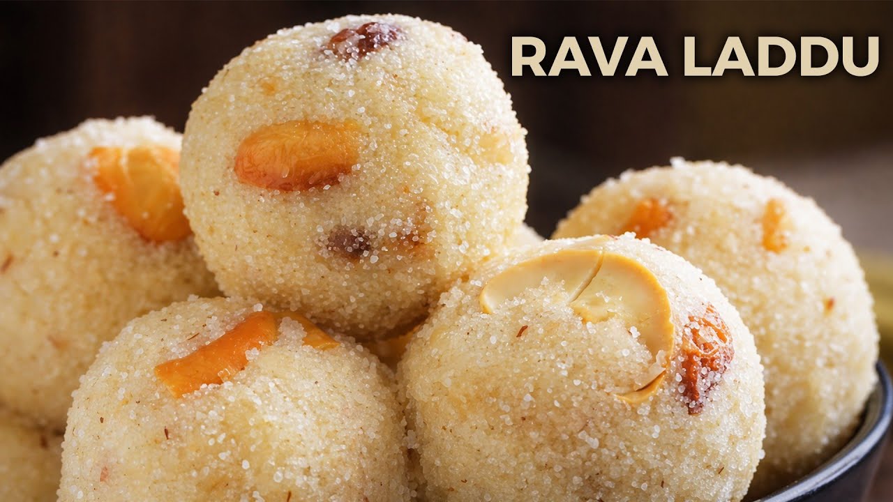 Rava Laddu | ನಮ್ಮ ಸ್ಟೈಲ್ ರವ್ವ ಲಡ್ಡು 😋 ತಿಂದವ್ರು ಮತ್ತೆ ಮತ್ತೆ ಕೇಳ್ತಾರೆ!