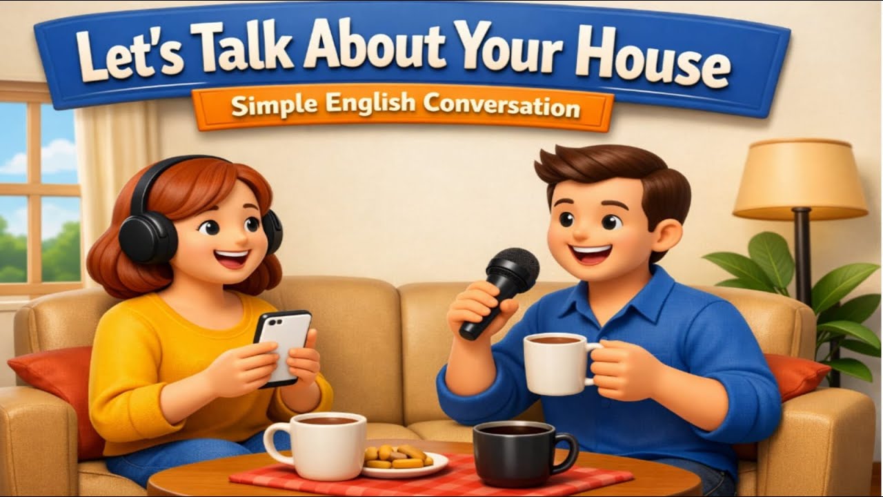 Describe Your Home in English Easily | Simple A1 English Conversation | Smart English Podcast
