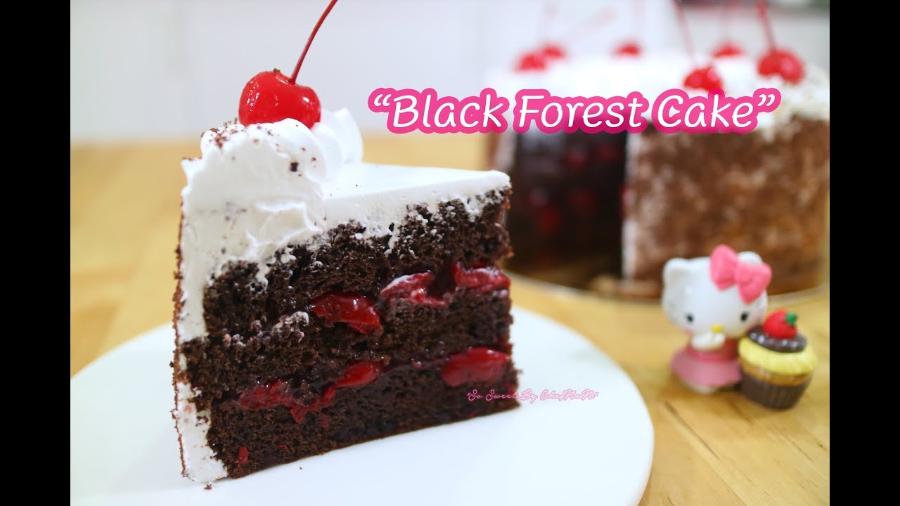 Black Forest Cake : เชฟนุ่น ChefNuN Cooking
