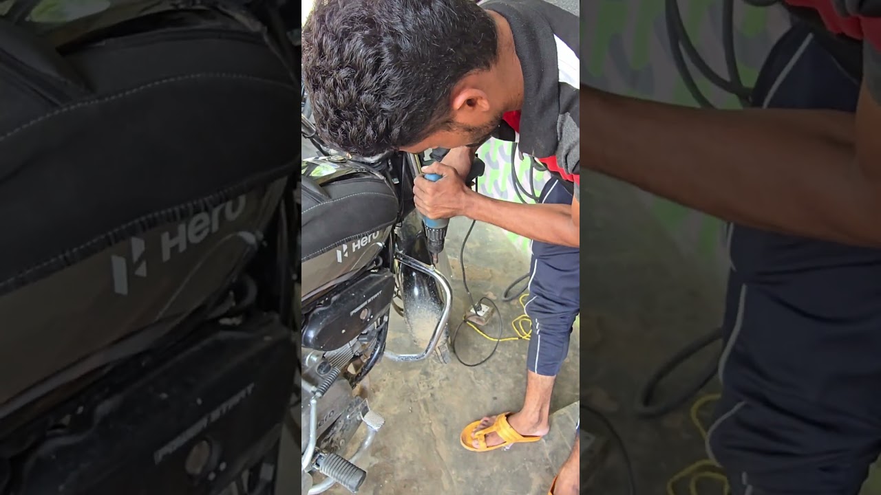 2 colour LED fog lights #youtuber #automobile #splendorwale २/#minibike