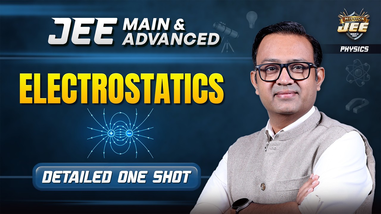 Electrostatics Full Chapter in ONE SHOT ⚡| JEE 2026 Physics with Anu Gupta Sir | ALLEN