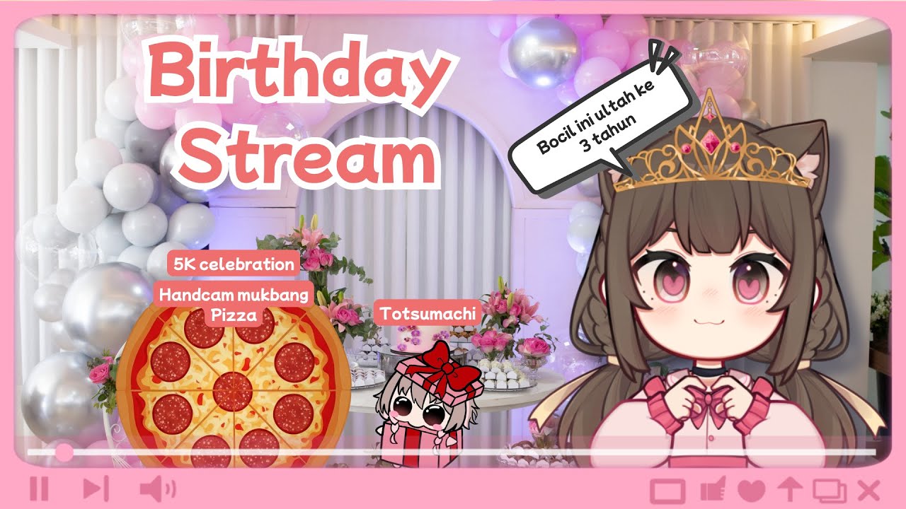 【Ulang Tahun - Choco Latte Vtuber】bocil ultah ke-3 🎂