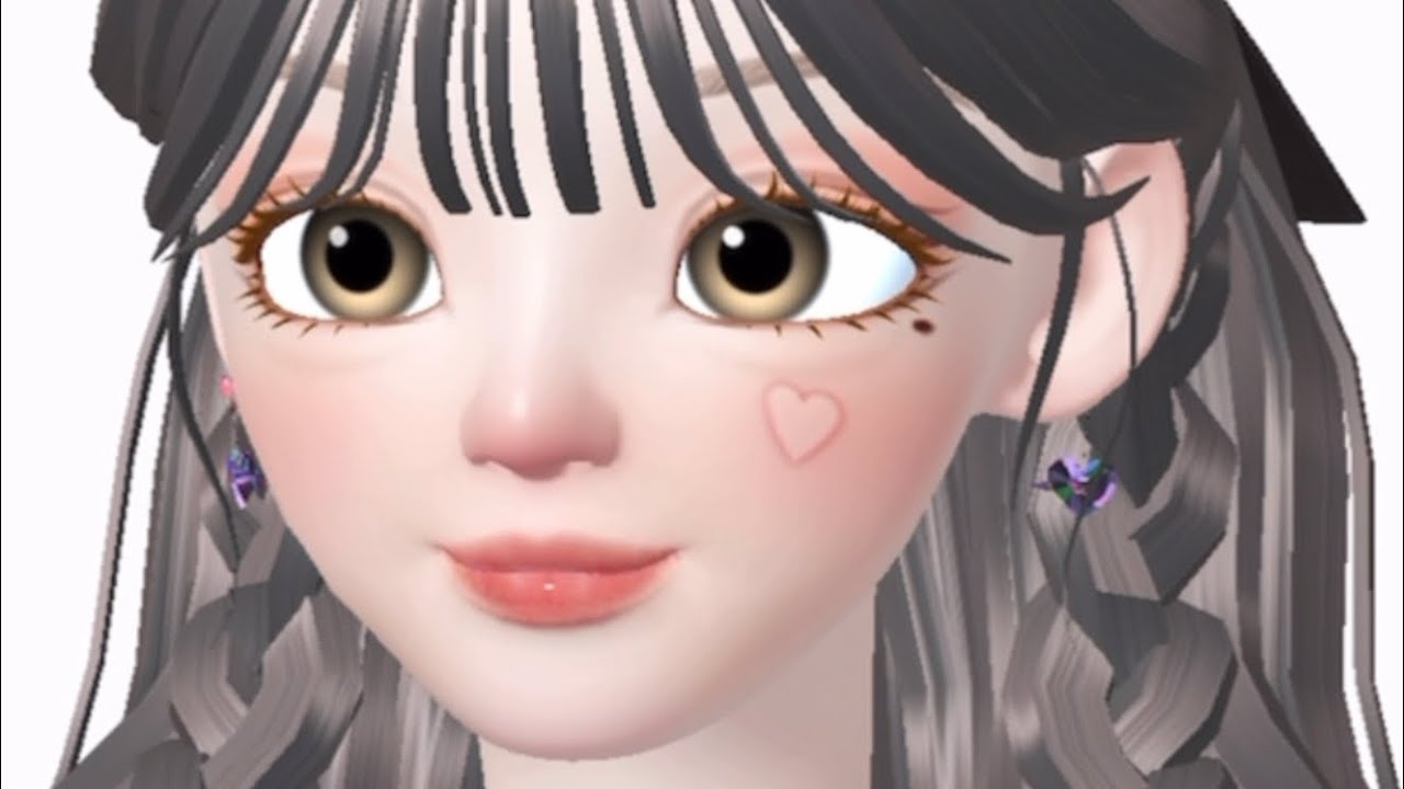 제페토 3d 귀걸이 작업일지 - 1 | zepeto 3d blender | 귀걸이 만들기 | 하트큐빅귀걸이 | 3D earrings