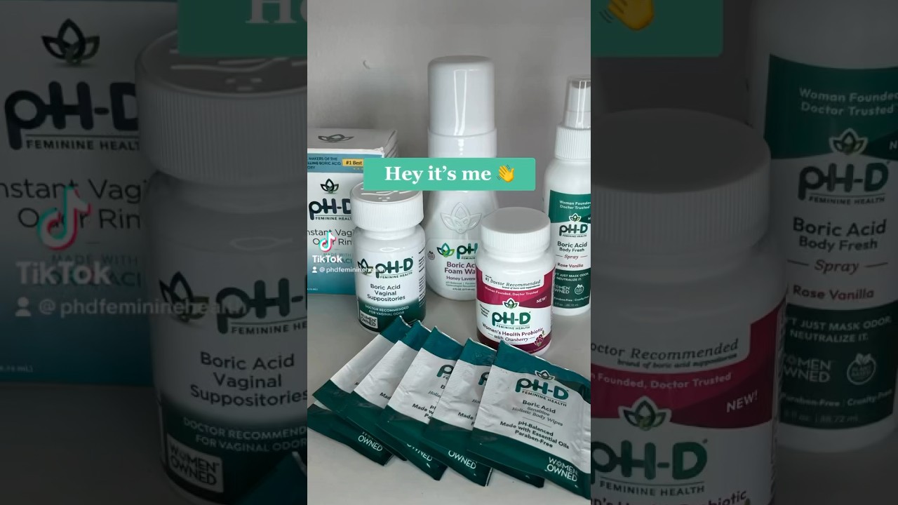 Hello there! 😃👋Take your feminine hygiene to the next level with pH-D! Made by women FOR women.