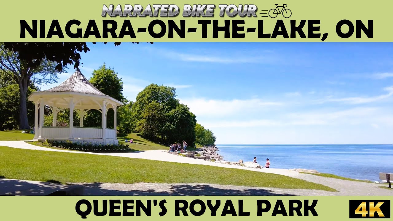 🌊 Niagara-on-the-Lake, Ontario - Queen’s Royal Park 🚲 4K BIke Ride