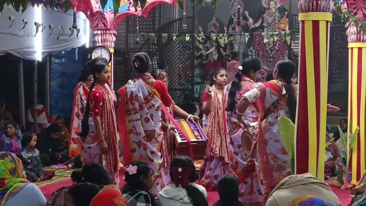 অষ্টসখি,,এক সাথে,, নাম কীর্তন হরে কৃষ্ণ 🙏🙏🙏