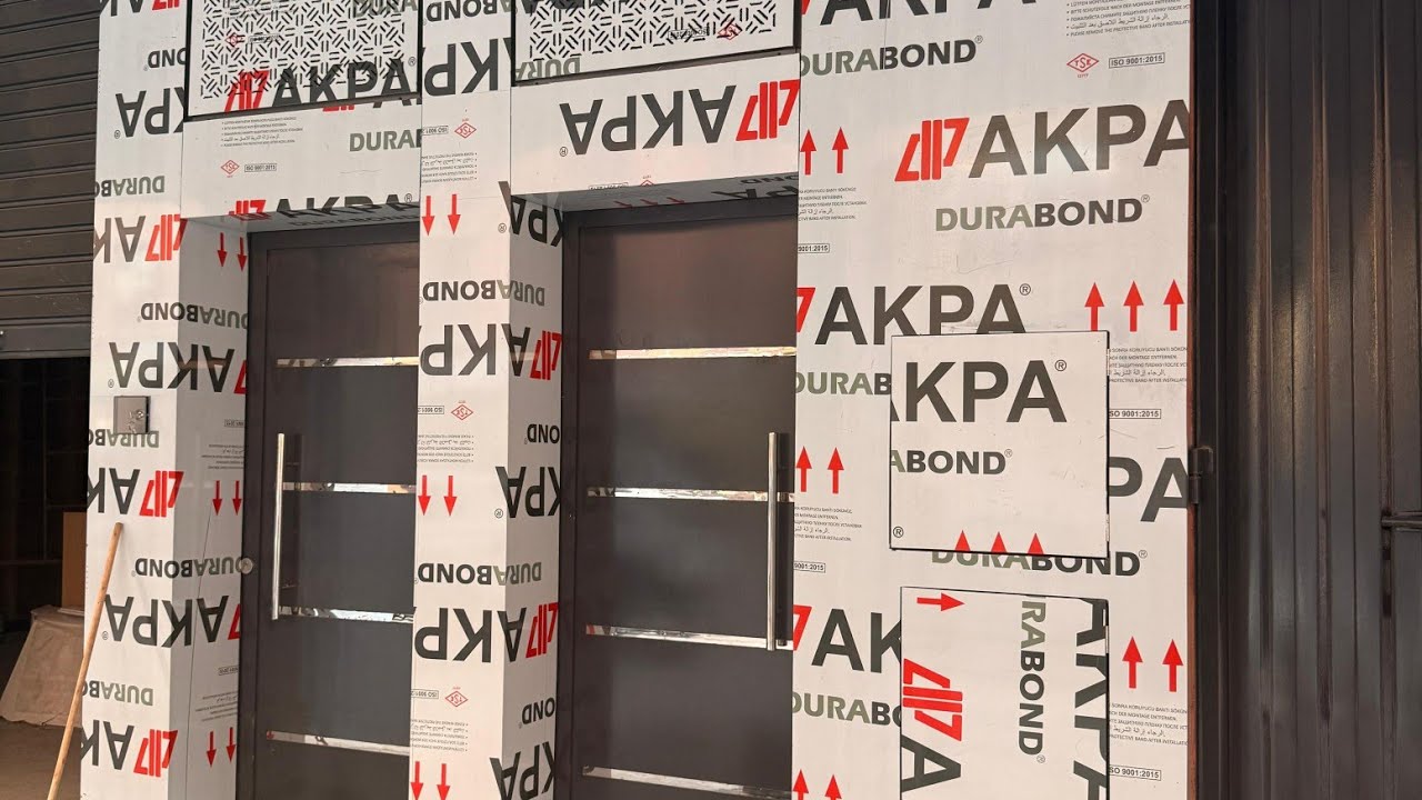 Habillage façade en alucobond 
