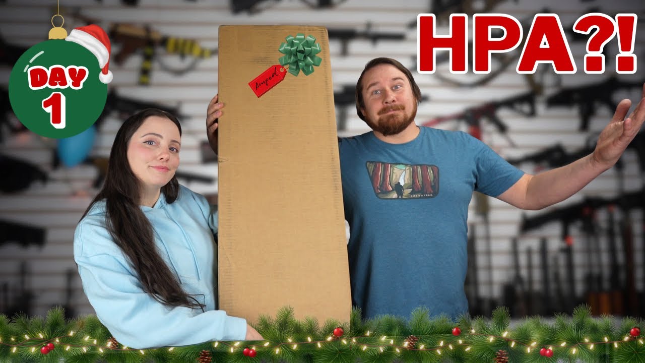 Мы получили потрясающий загадочный набор HPA от Amped Airsoft! (12 дней страйкбола - День 1)