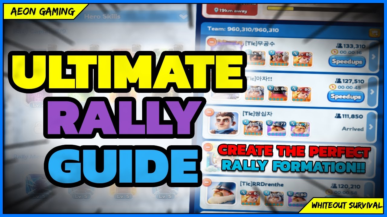 ⭐The Perfect Team Exists! Here's How to Setup The Best Rally Team in Whiteout Survival |Rally Guide|
