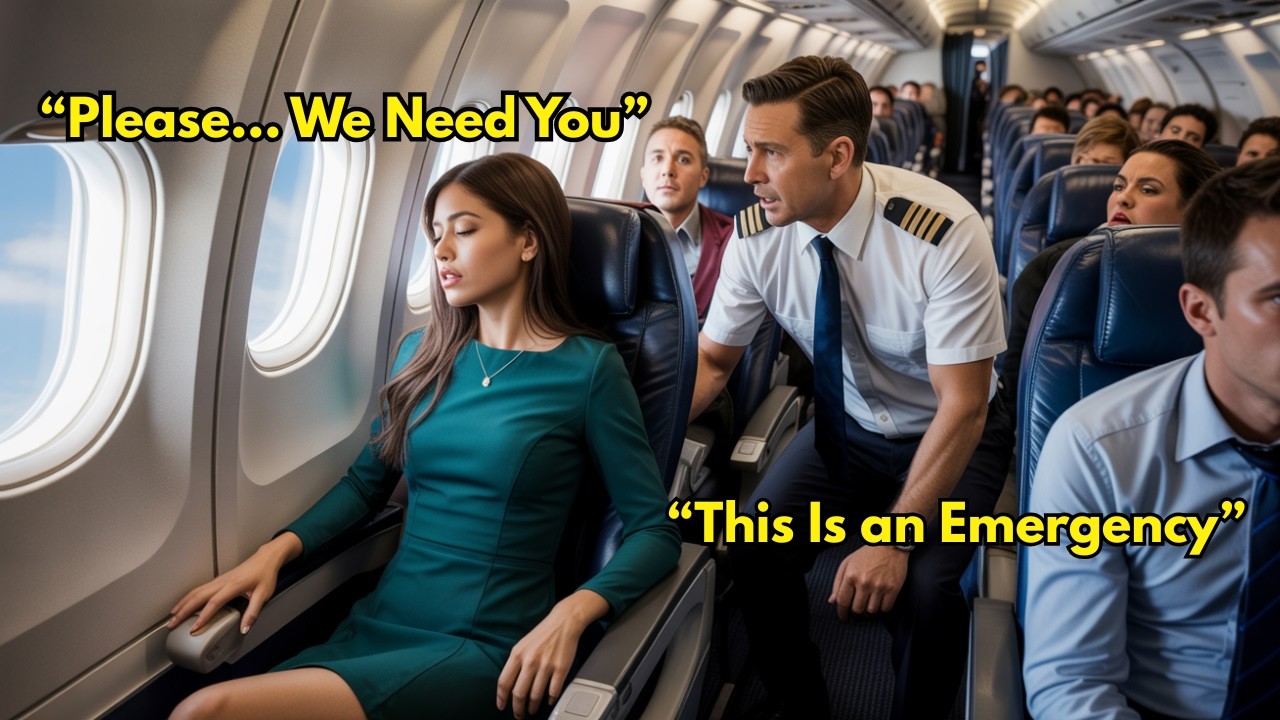 She Was Sleeping in 8A — When the Captain Made This Desperate Announcement