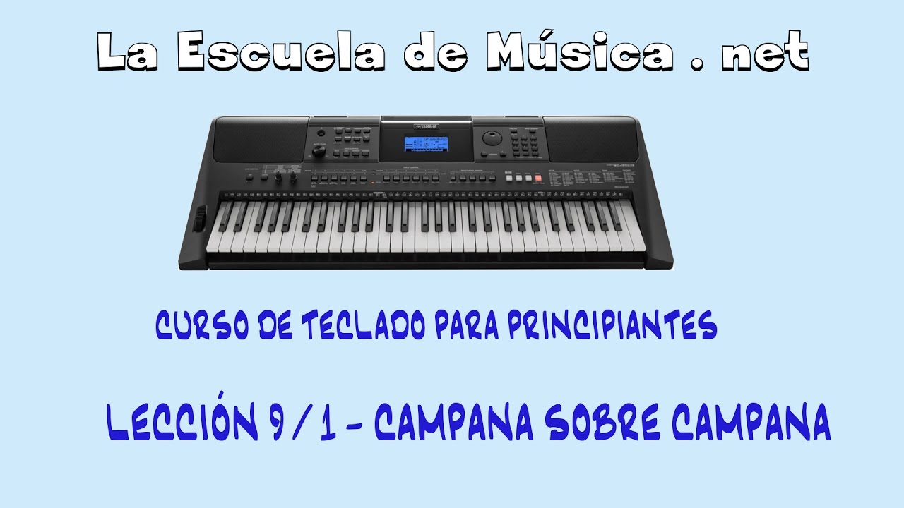 Villancicos faciles para piano - Campana sobre Campana - Leccion 9-1