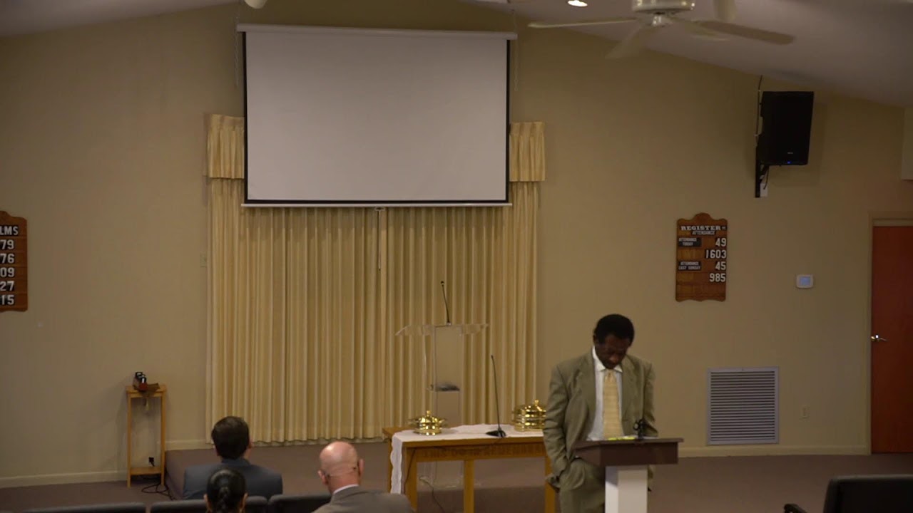 Sunday Bible Class - 01/11/2026