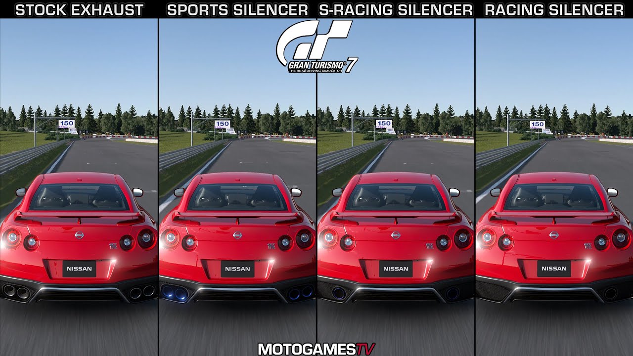 Gran Turismo 7 Nissan GT-R '17 Exhaust Upgrades