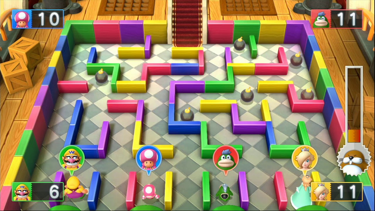 Mario Party 10 - Mushroom Park ! Wario,Toadette,Rosalina,Spike ! Master CPU Difficulty#40