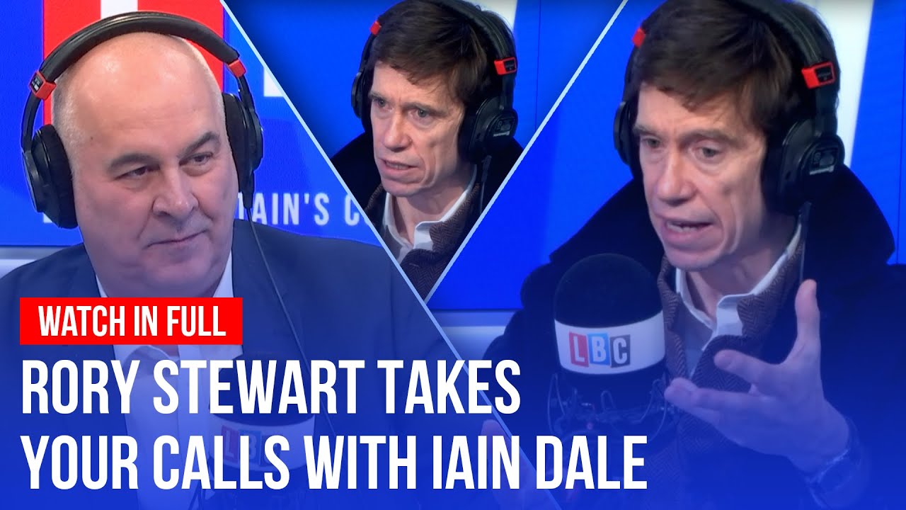 Rory Stewart takes your calls with Iain Dale