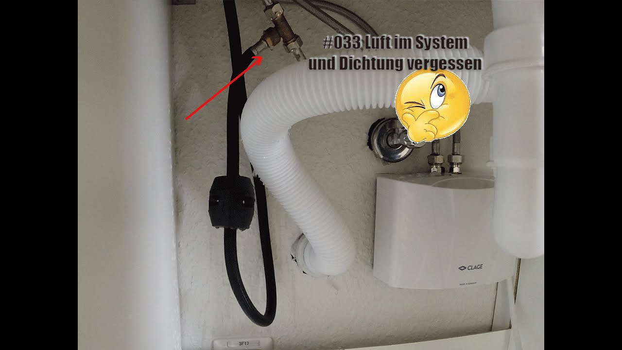 🛠  Klempneralltag 033 Luft im System und Dichtungen vergessen